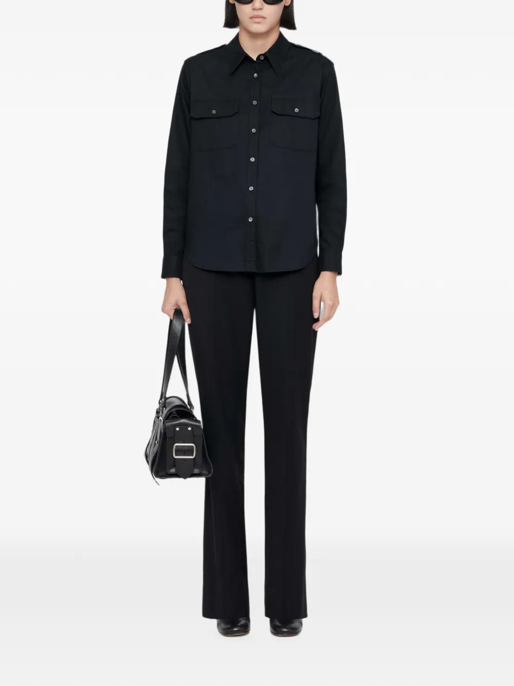 AllSaints Roxanne pantalon Zwart
