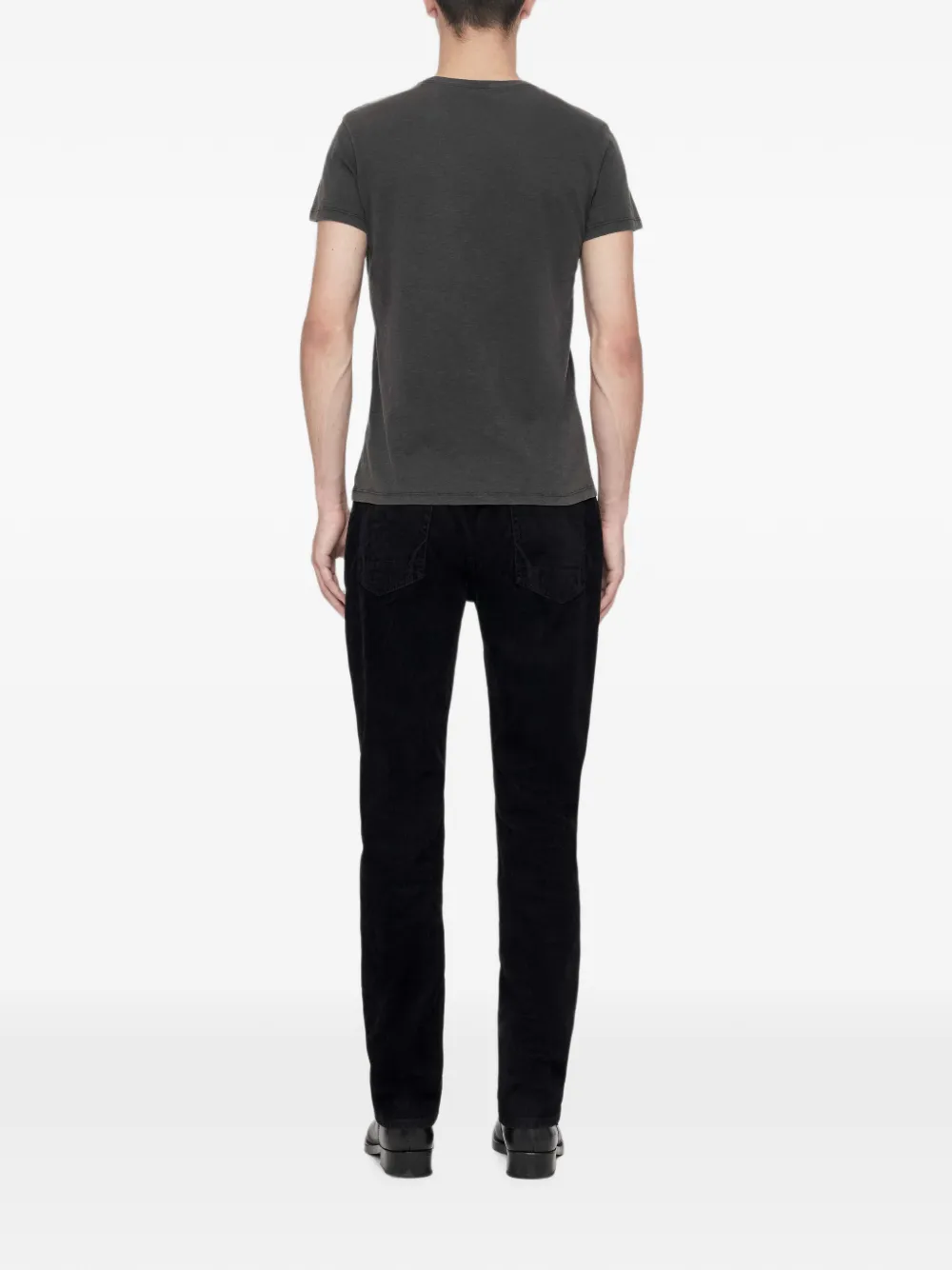 AllSaints Emblems T-shirt met ronde hals en grafische print Grijs