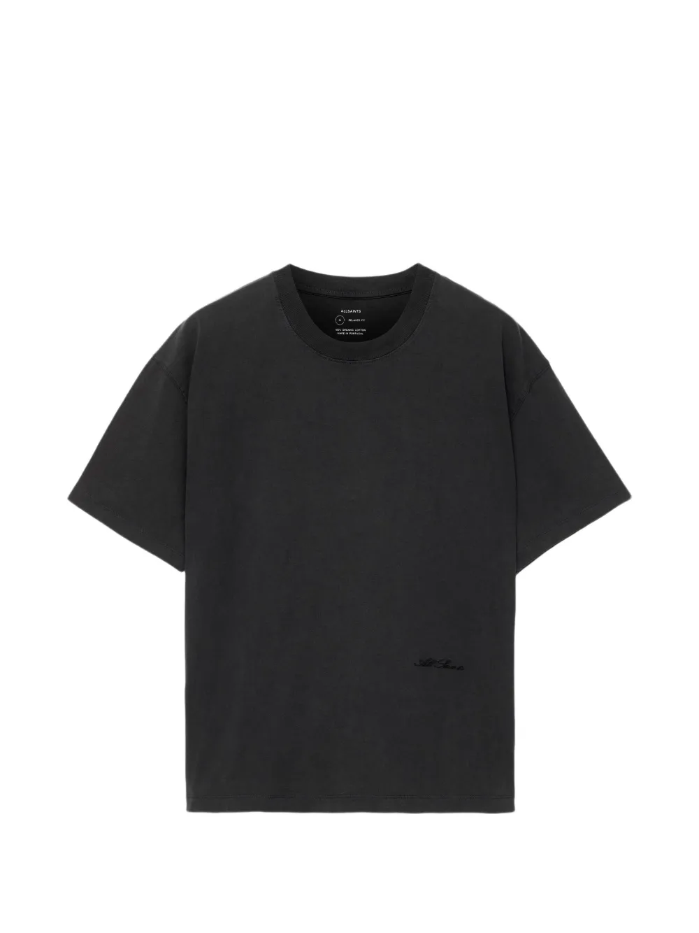 AllSaints Maddox embroidered-logo t-shirt - Nero