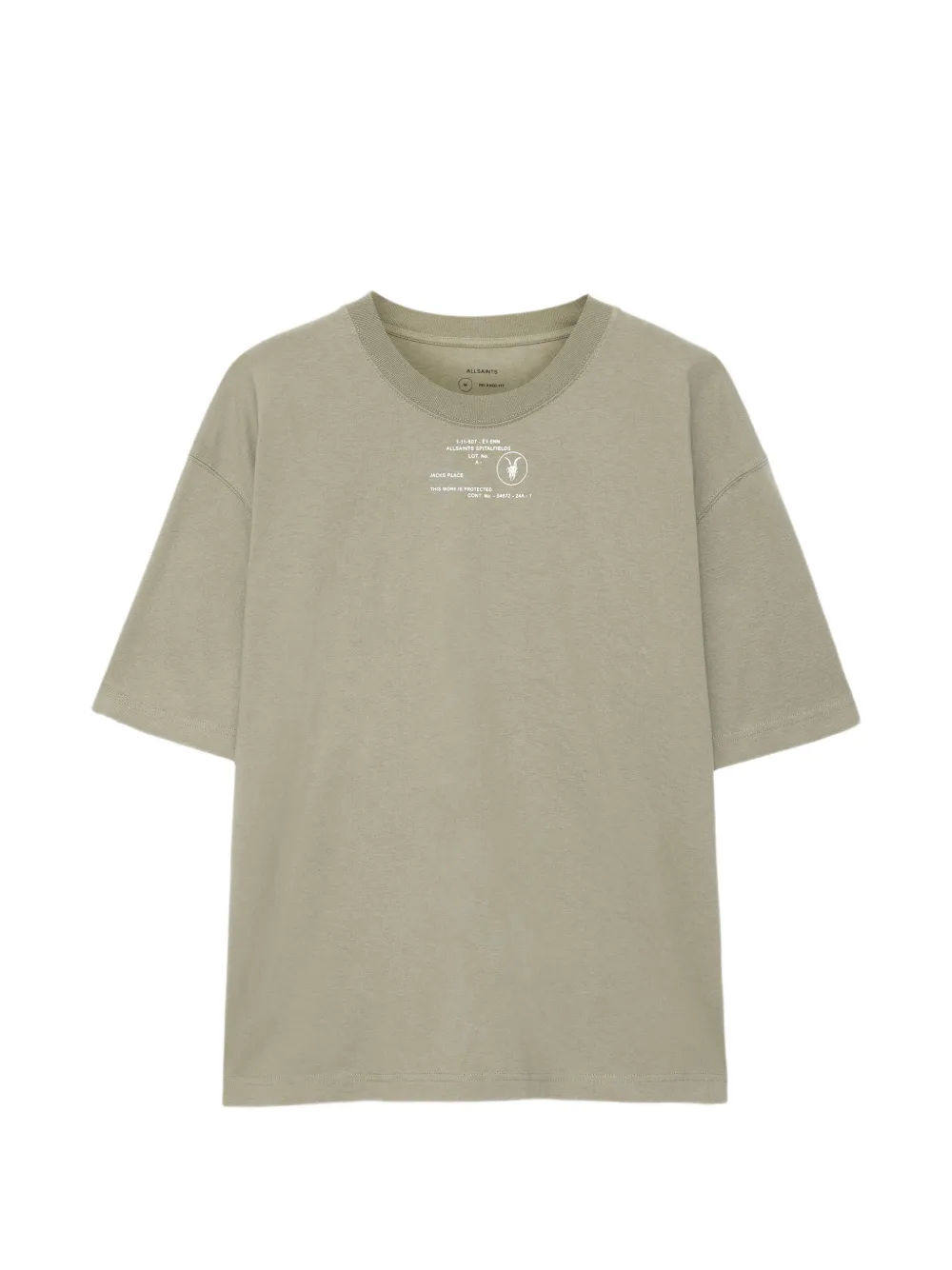 AllSaints Raphy logo-print t-shirt - Verde