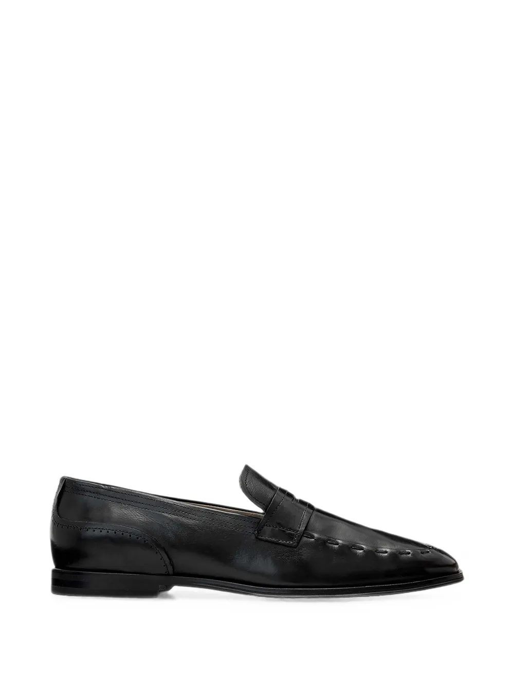 AllSaints Mocassini Jules con cuciture a grembiule - Nero