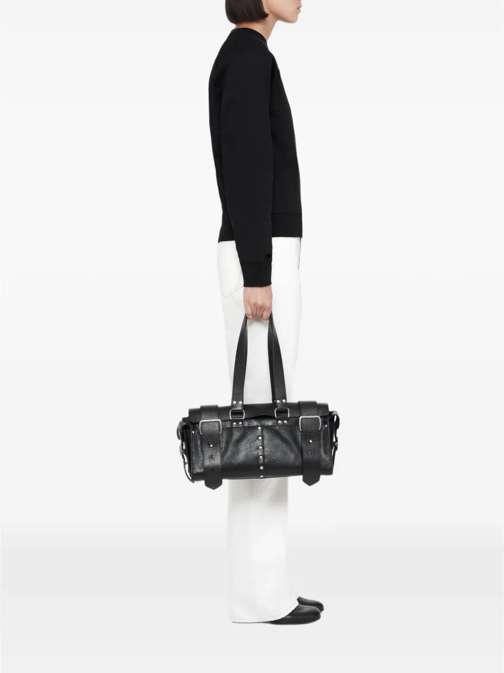 AllSaints Lily sweater met raglanmouwen Zwart