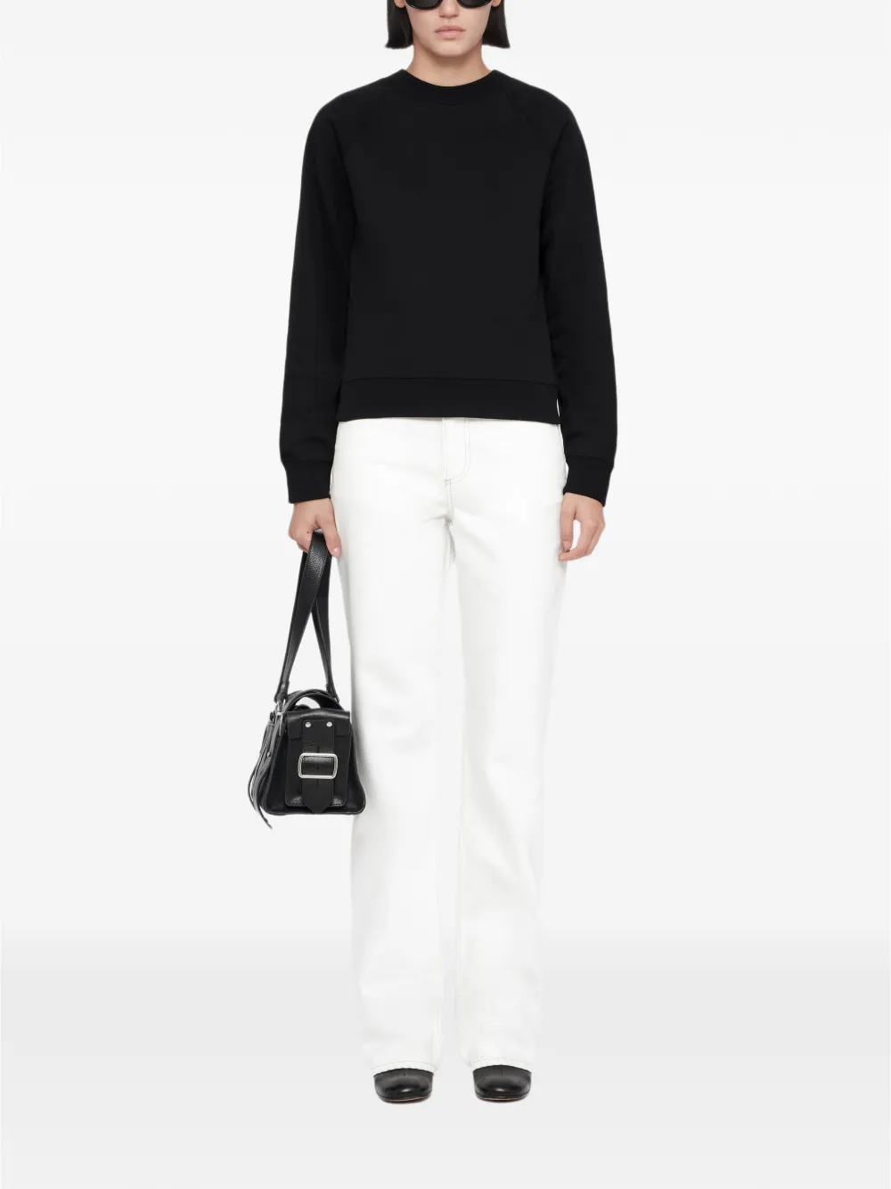 AllSaints Lily sweater met raglanmouwen Zwart