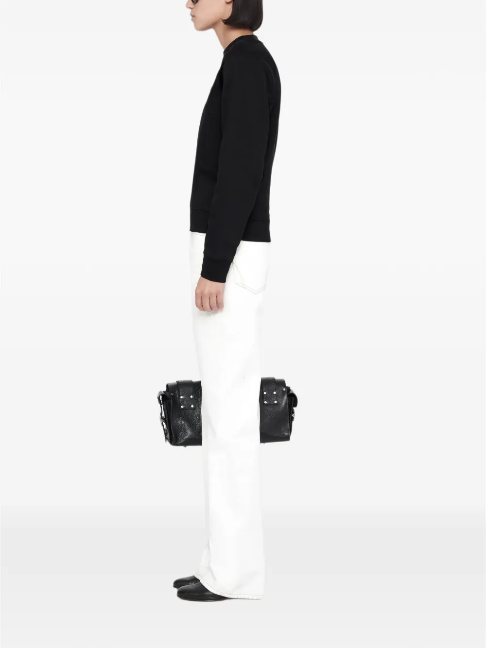 AllSaints Lily sweater met raglanmouwen Zwart