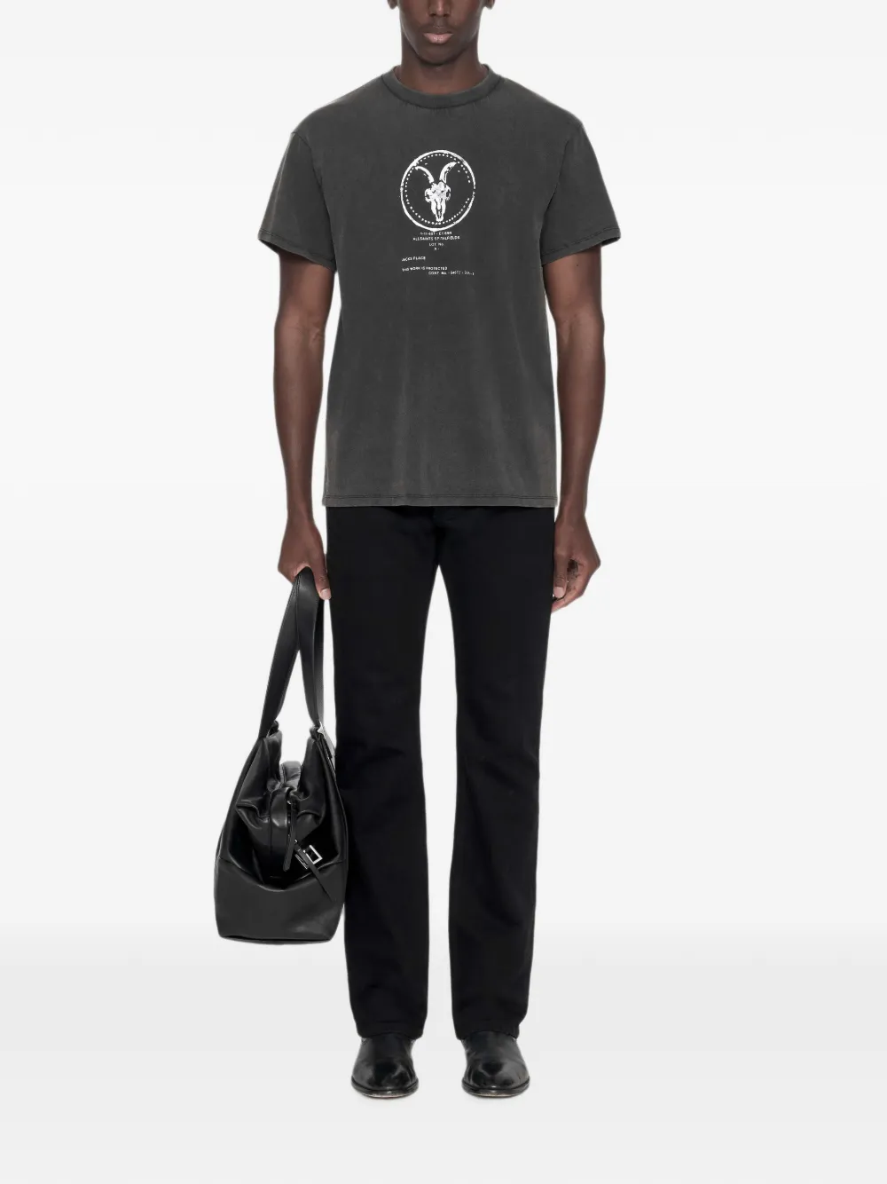 AllSaints Tier T-shirt met korte mouwen Grijs