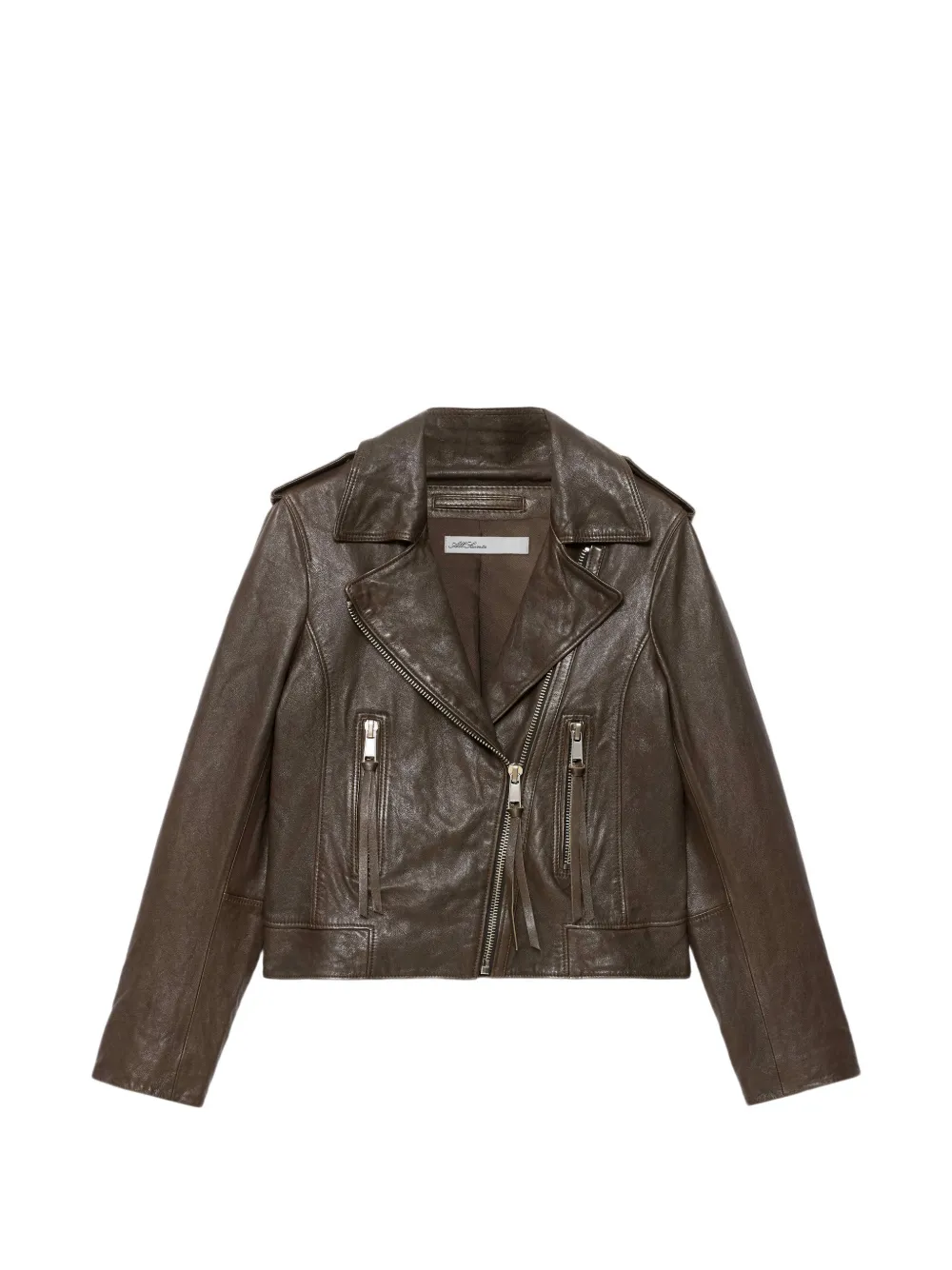 AllSaints Errie biker jacket - Marrone