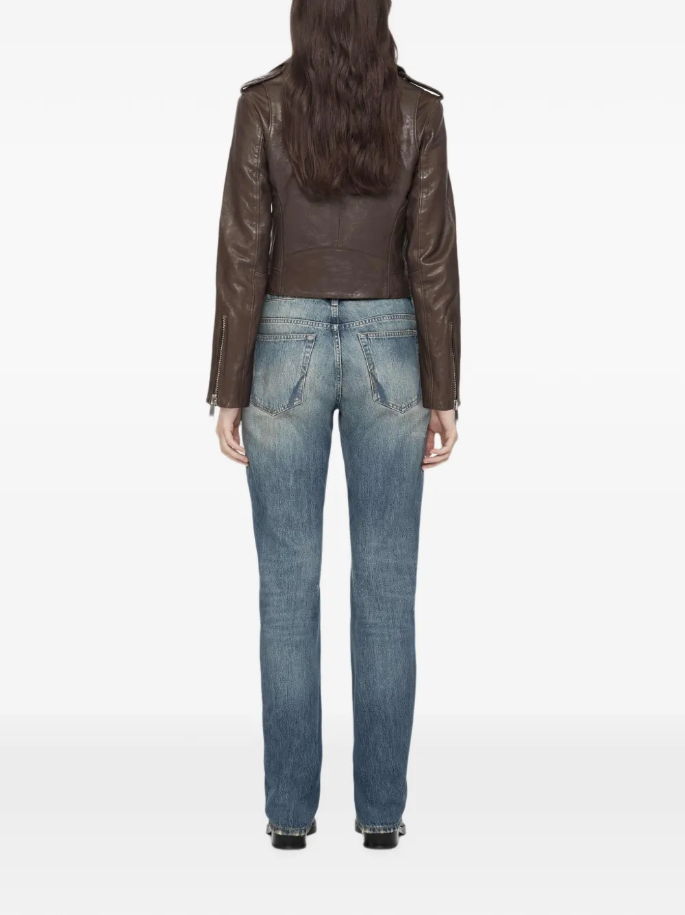 AllSaints Errie bikerjack Bruin