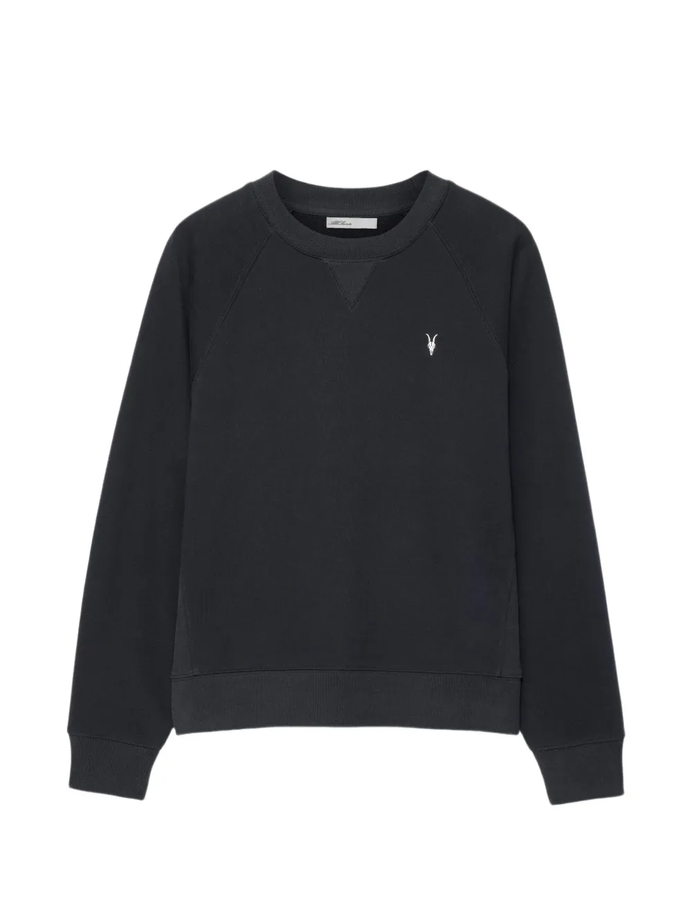AllSaints Harlow Ramskull embroidered sweater - Nero