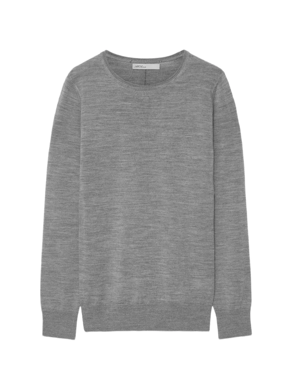 AllSaints Coyte trui met ronde hals Grijs