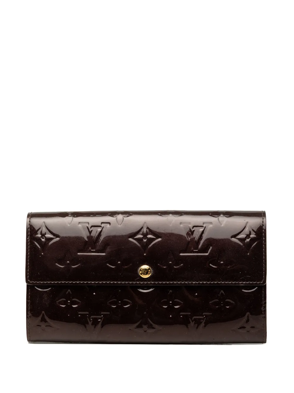 Louis Vuitton Pre-Owned 2013 Monogram Vernis Sarah Wallet long wallets - Viola