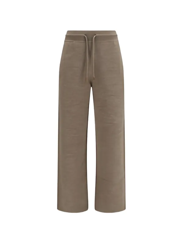 Loro Piana Rassa Straight Trousers in Brown