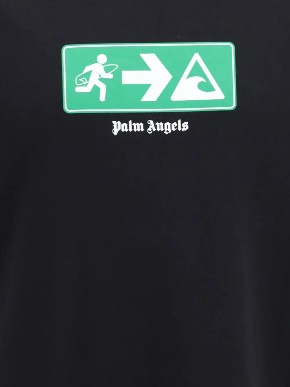 Palm Angels Street Signals T-shirt Zwart