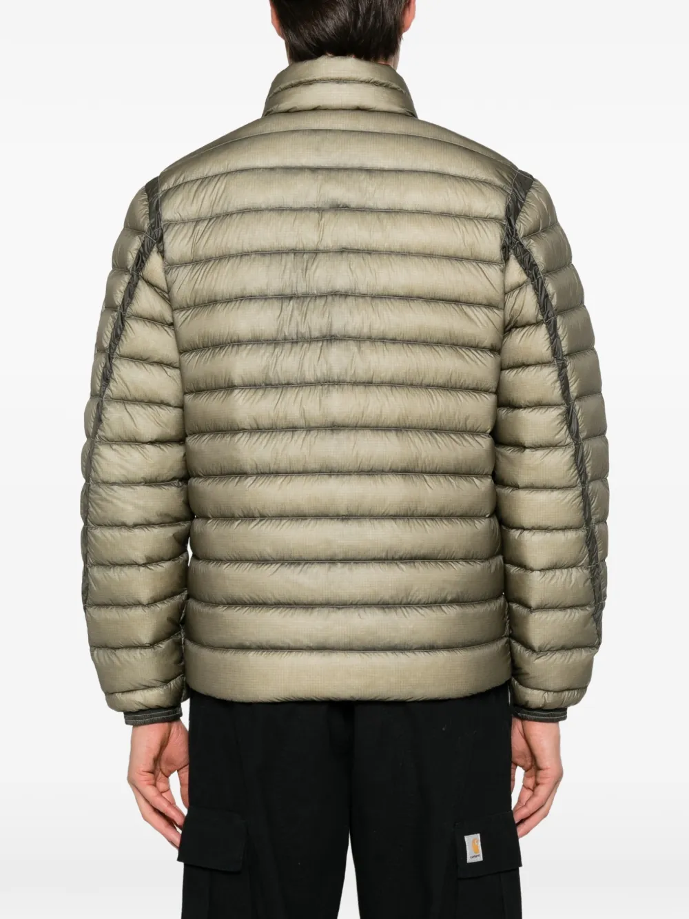 C.P. Company Gewatteerd jack met Lens-detail Groen