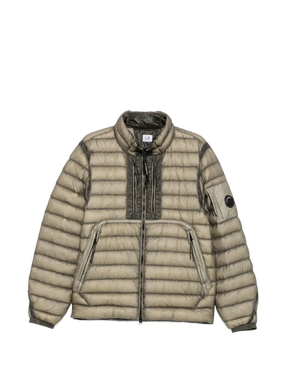 C.P. Company quilted Lens-detail jacket - Green