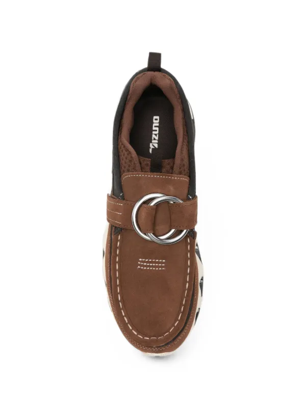 28.5 即発送 MIZUNO WAVE PROPHECY RING MOC 茶 Mizuno Wave Prophecy Ring Moc Buckle Sneakers | Brown | FARFETCH
