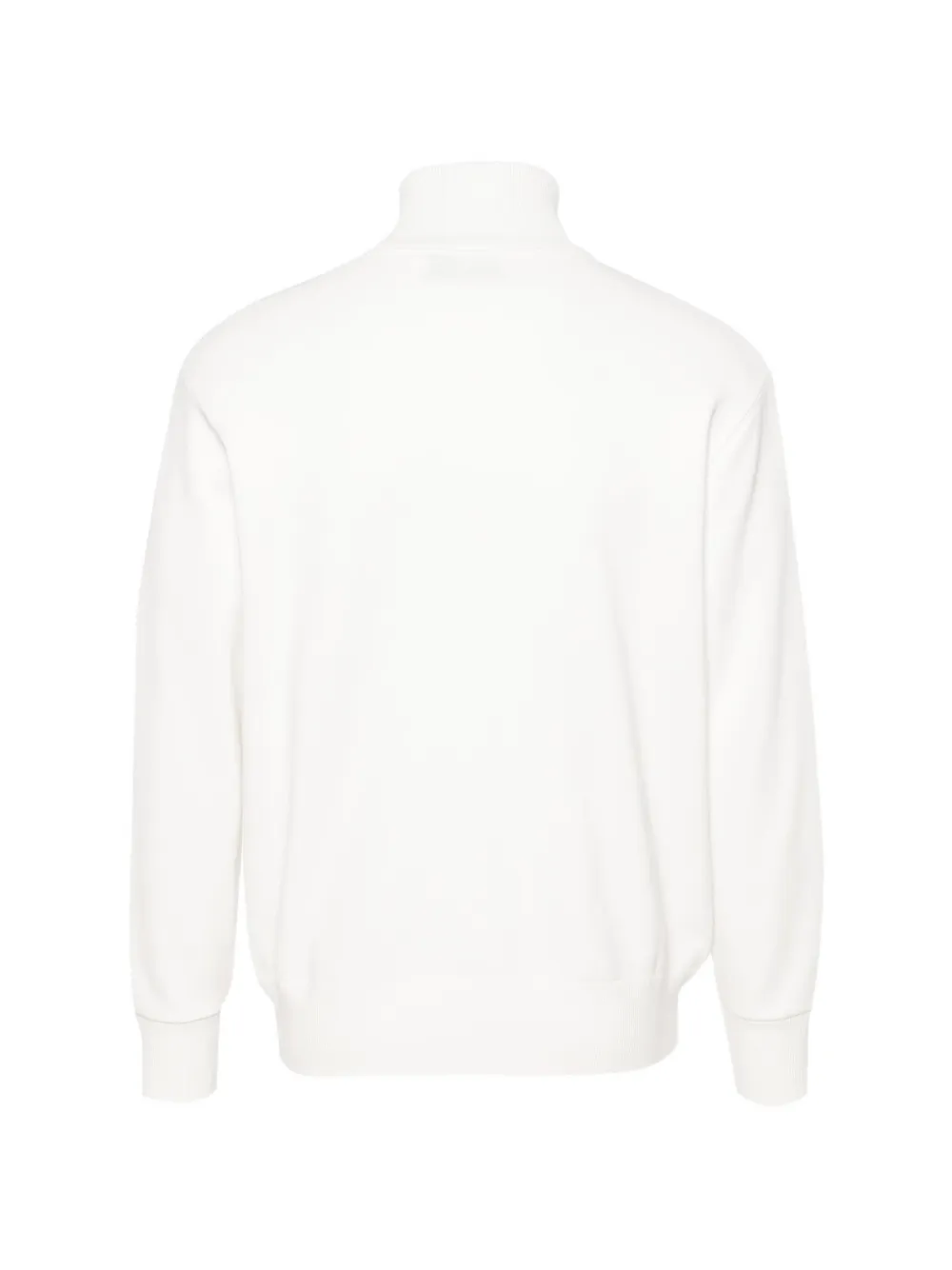 Autry side-stripe zip-up sweatshirt Wit