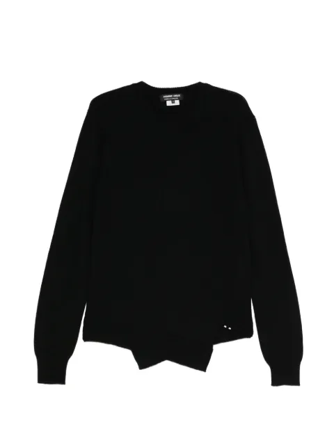 Comme des Garçons Homme Deux asymmetric-hem long-sleeve sweater