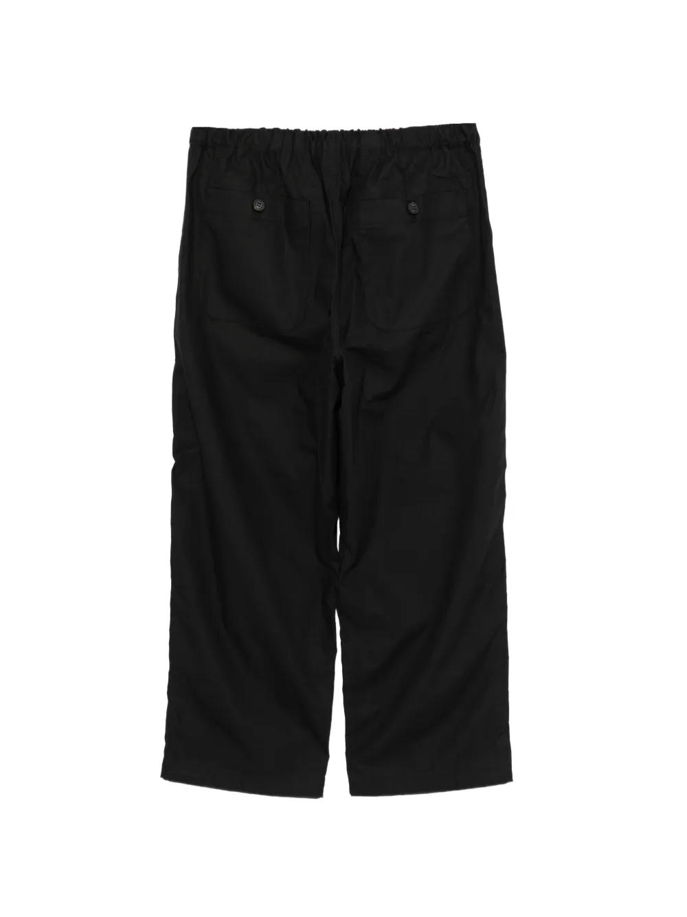 Comme des Garçons Homme Cargo broek met trekkoord Zwart