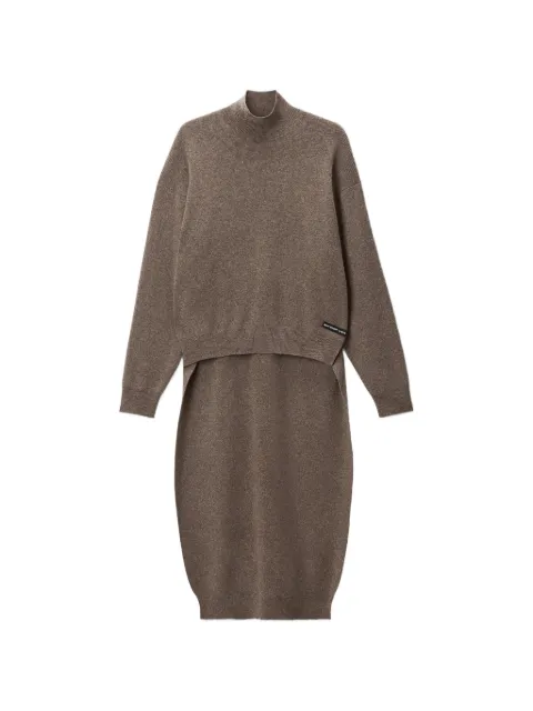 Alexander Wang pull asymétrique à patch logo