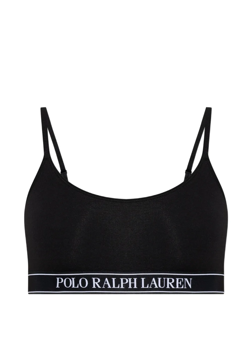 Polo Ralph Lauren logo-print bra - Nero