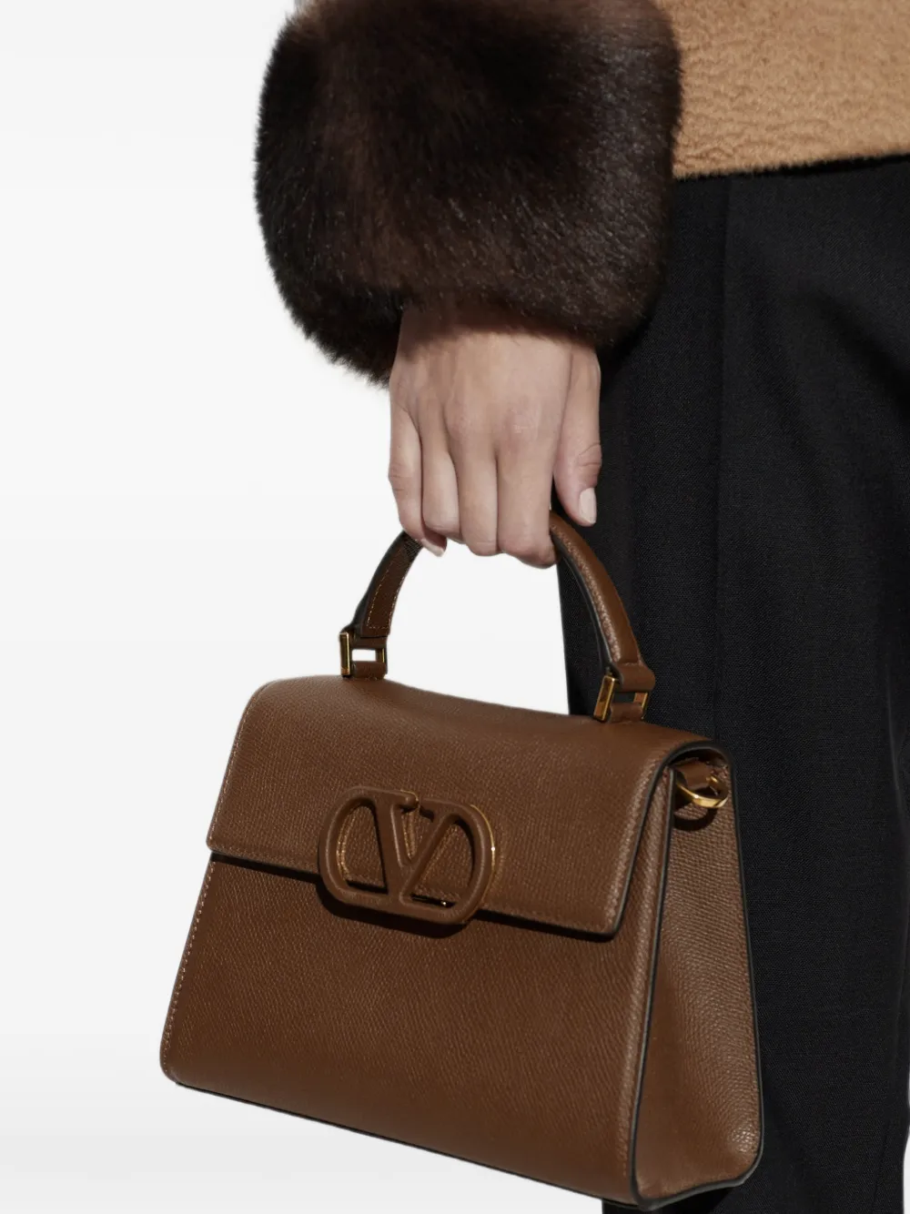 Valentino Garavani VLogo Signature shopper Bruin