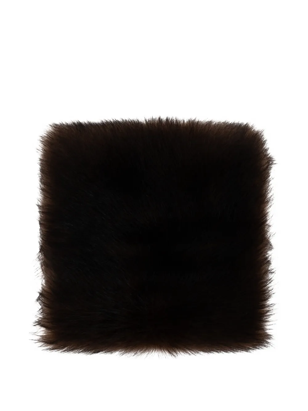 Valentino Garavani lamb-fur snood - Marrone