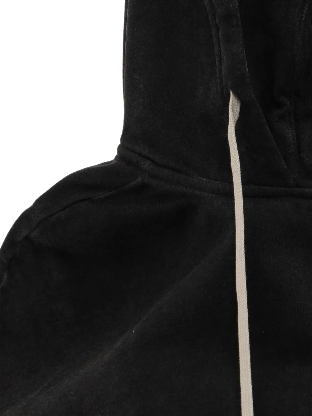 Rick Owens DRKSHDW Kaptur capuchon met trekkoord Zwart