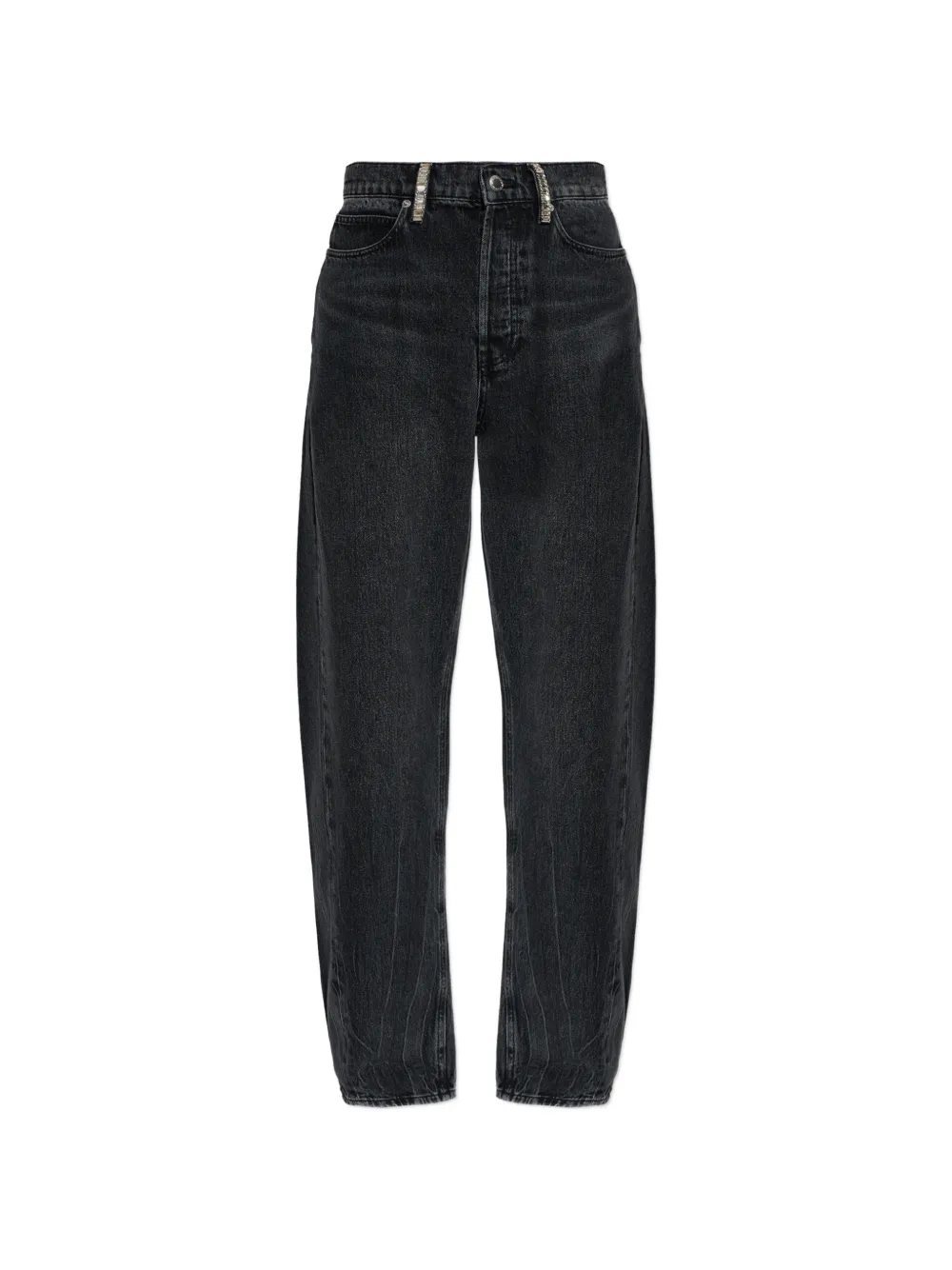 Alexander Wang crystal-embellished jeans - Nero