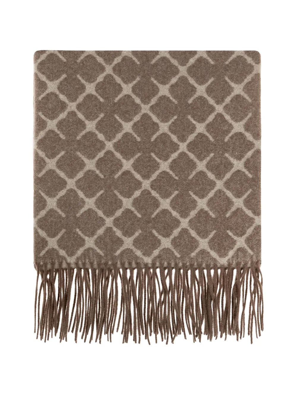 By Malene Birger Ortega fringed-edge scarf - Marrone