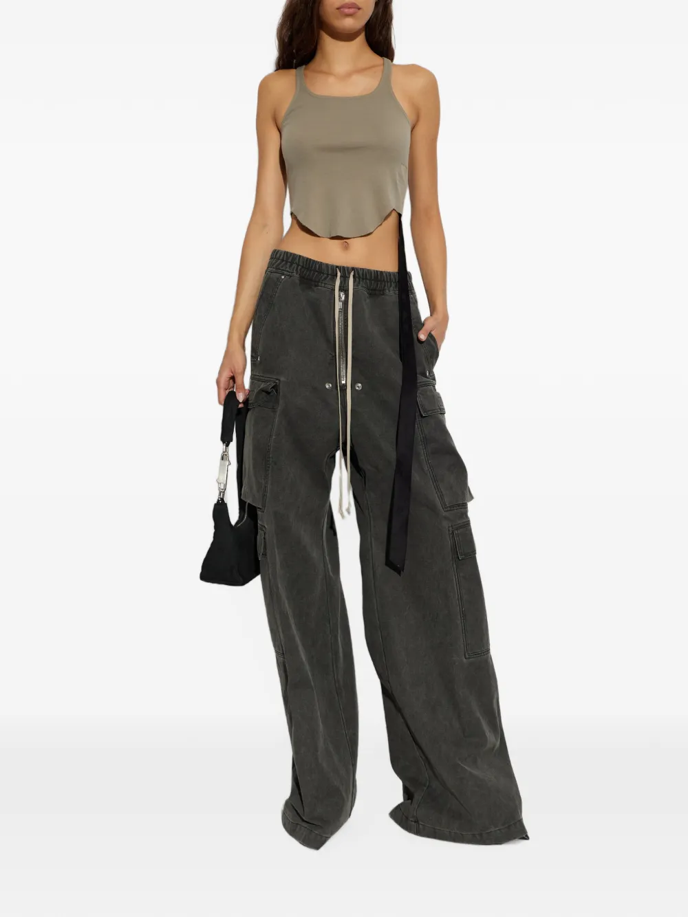 Rick Owens DRKSHDW Cropped top Beige