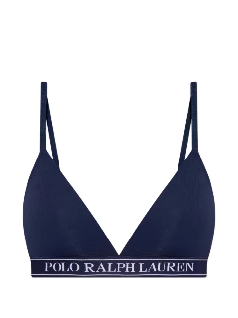 Polo Ralph Lauren logo-underband triangle bra