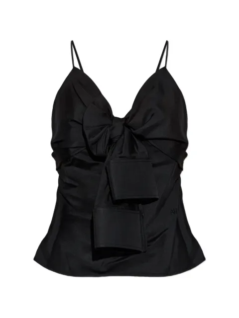 Alexander Wang top de seda con detalle de lazo
