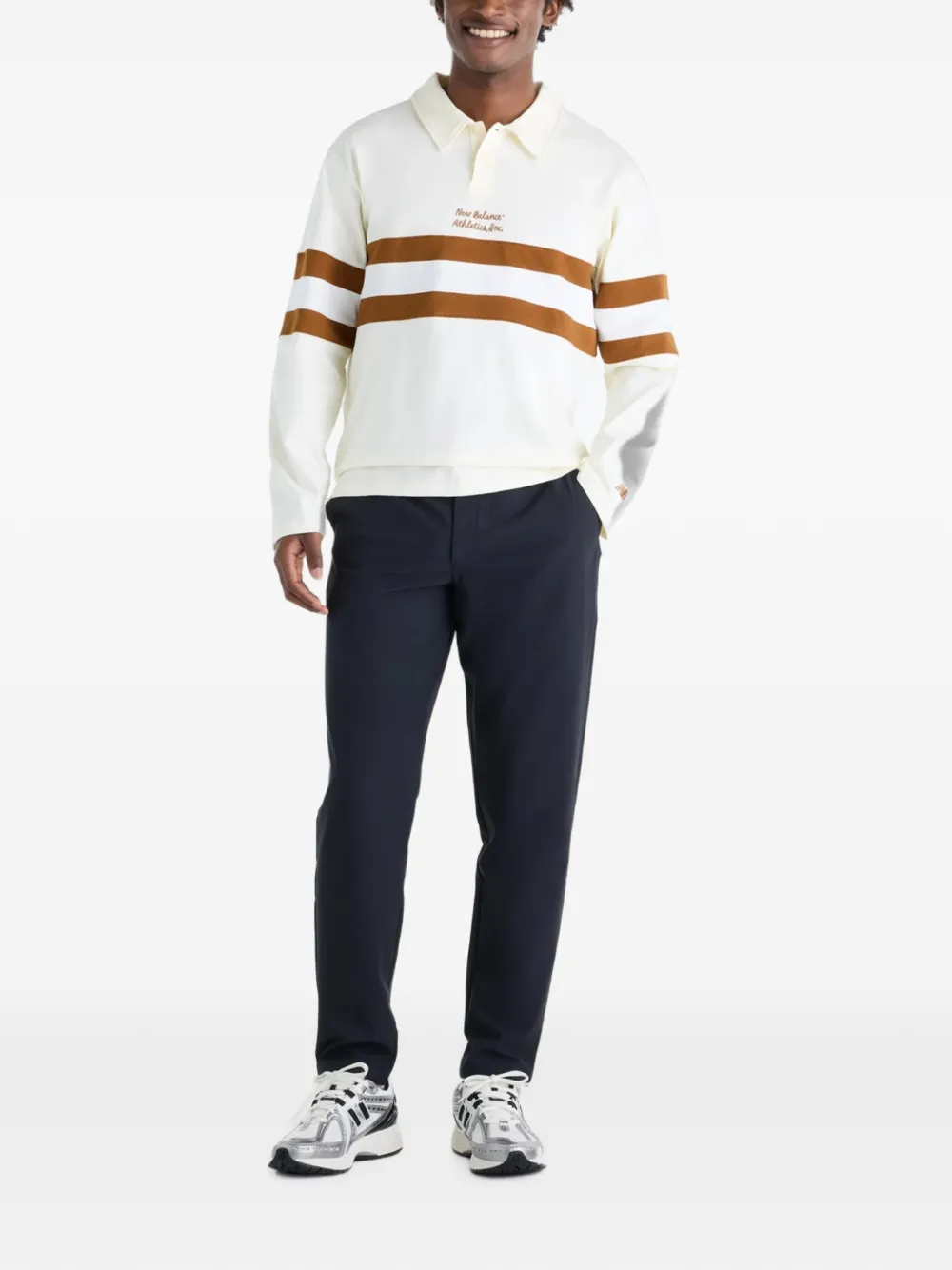 New Balance Sport Legacy rugbyshirt Beige
