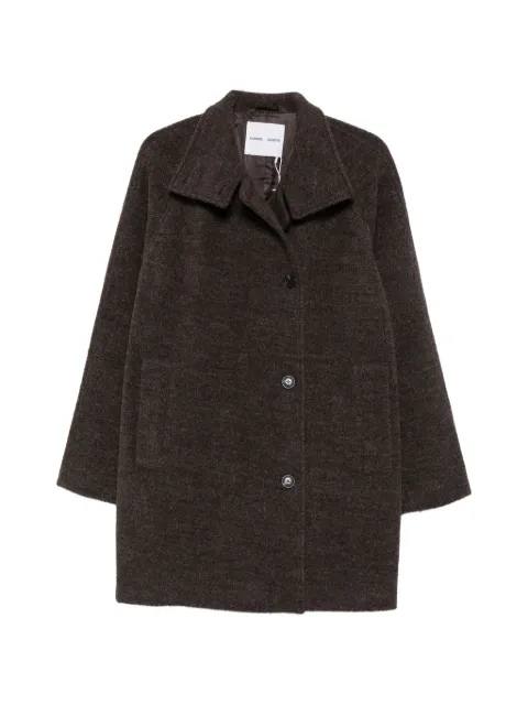 SAMSOE SAMSOE high-neck button-up coat