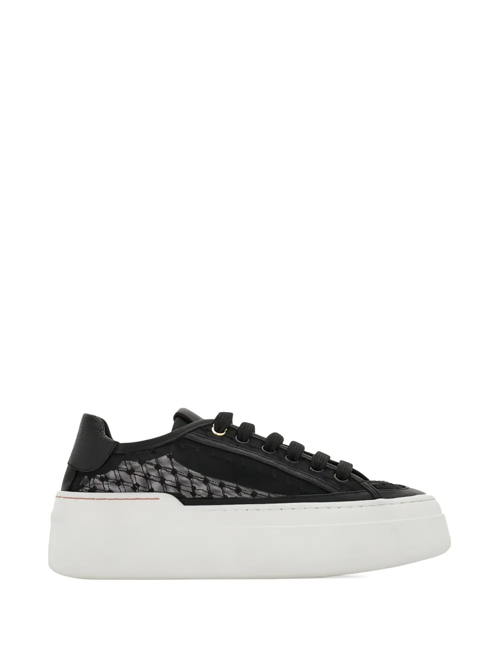 Ferragamo sheer-panel sneakers