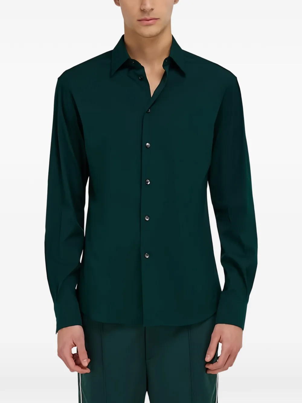 Ferragamo button-up long-sleeve shirt