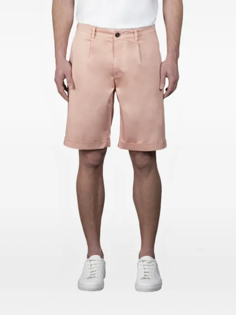 Moorer pleated cuffed shorts
