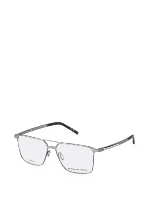 Porsche Design square-frame glasses