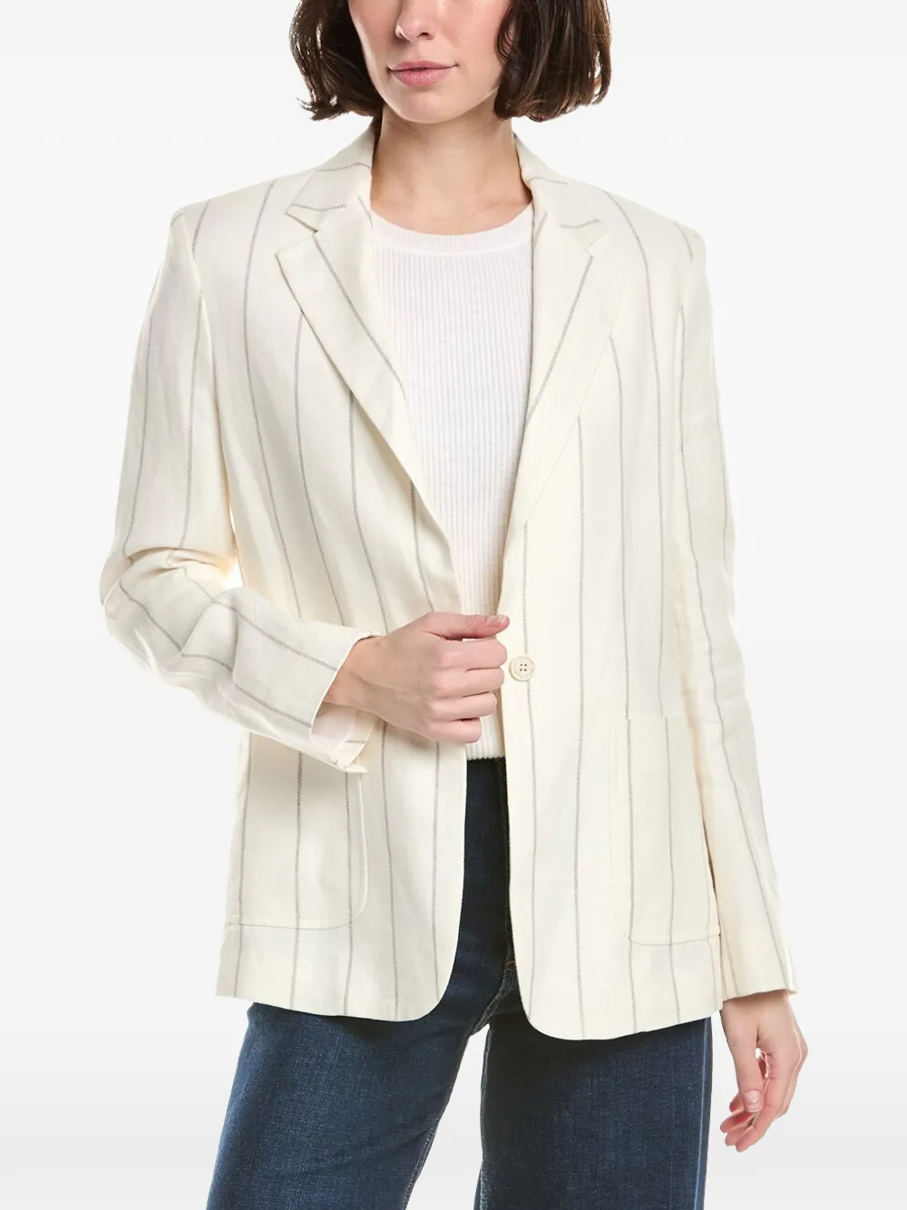 Eleventy Blazer gessato - Toni neutri