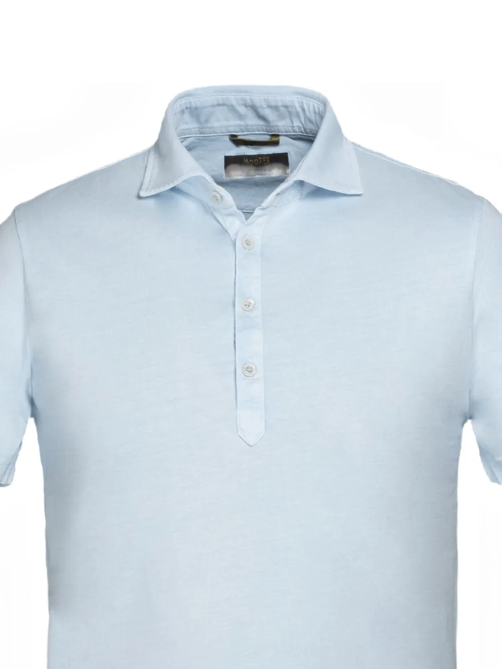 Moorer Poloshirt met korte mouwen Blauw