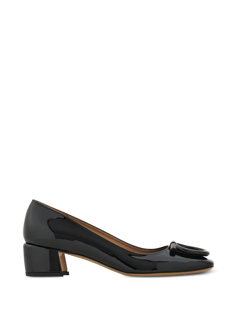Ferragamo maxi 60s Gancini patent leather pumps