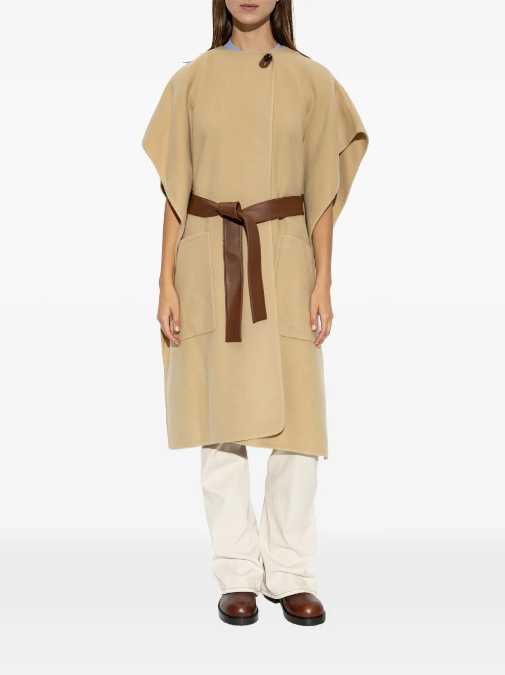 Burberry Loe kasjmier cape Beige