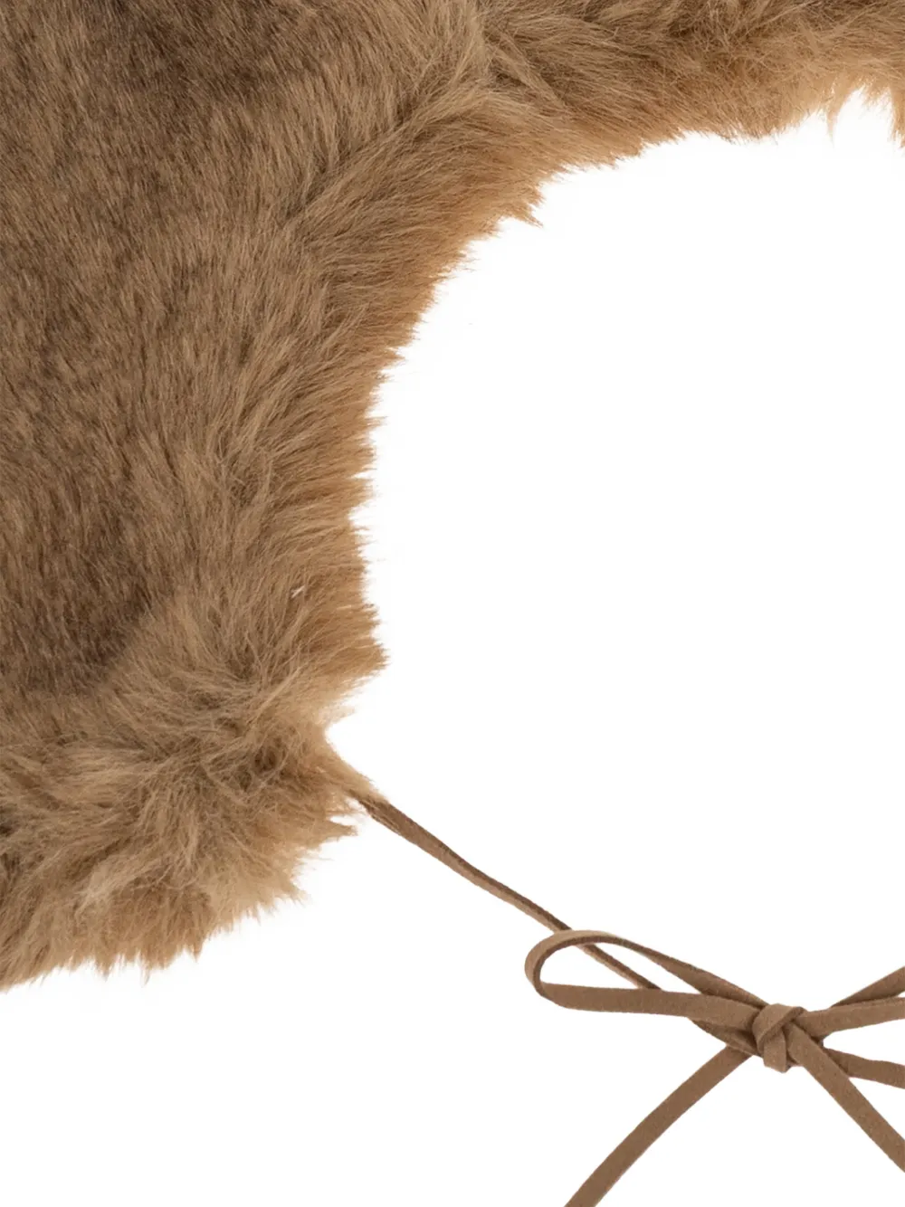 By Malene Birger Cowie faux-fur collar Bruin
