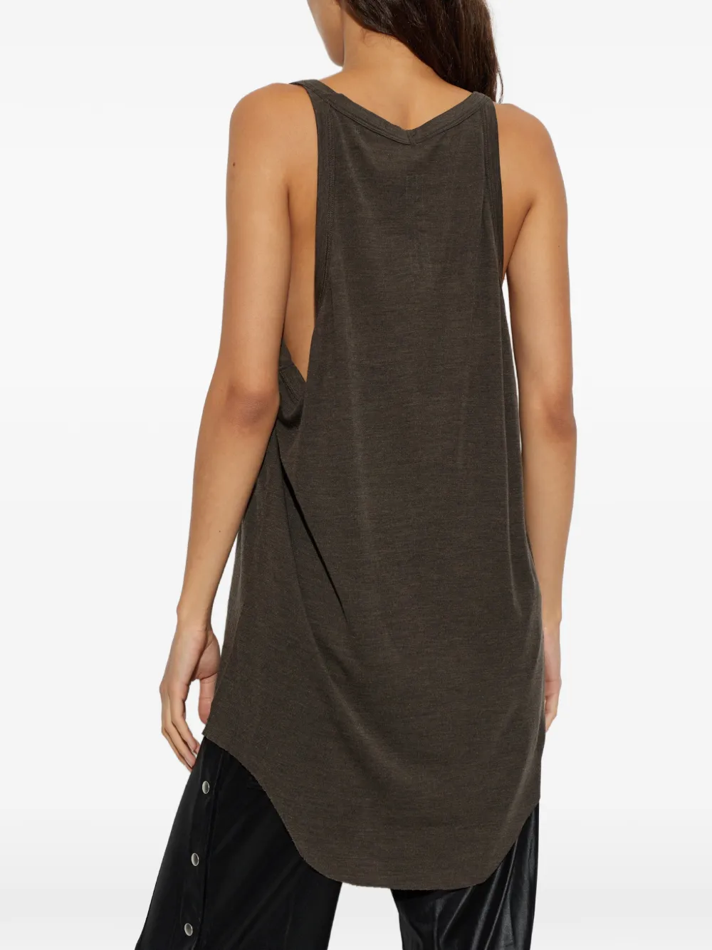 Rick Owens Gigi oversized tanktop Bruin