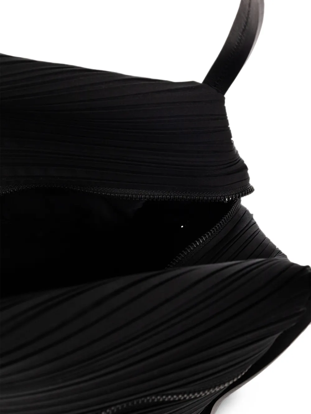Pleats Please Issey Miyake Geplooide shopper Zwart
