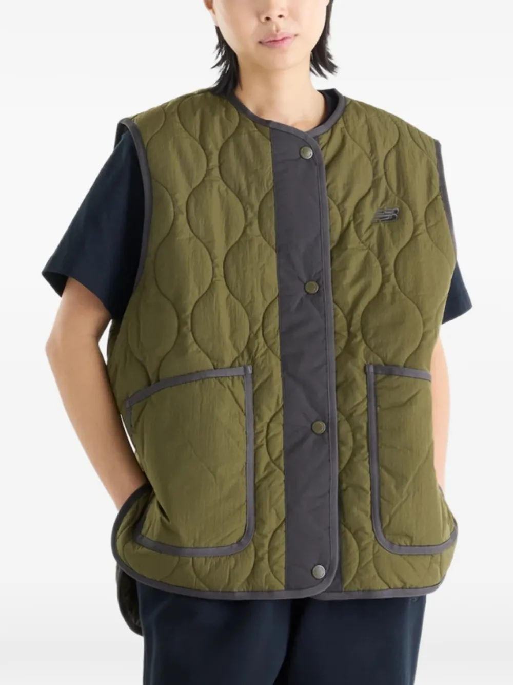 New Balance quilted vest - Verde