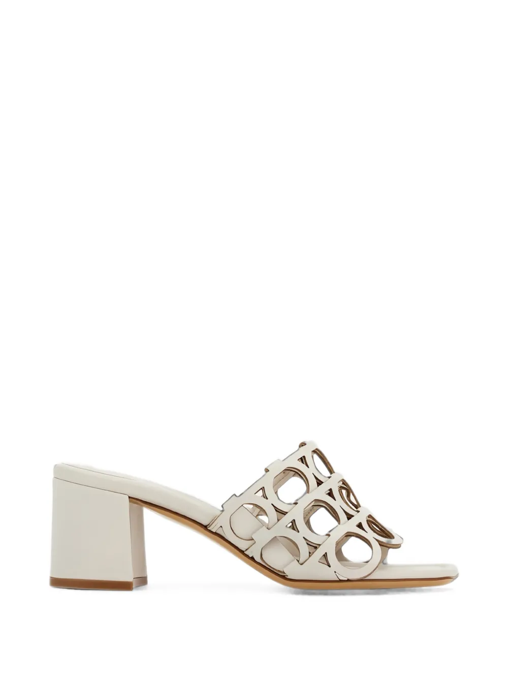 Ferragamo cut-out-design sandals - Neutrals