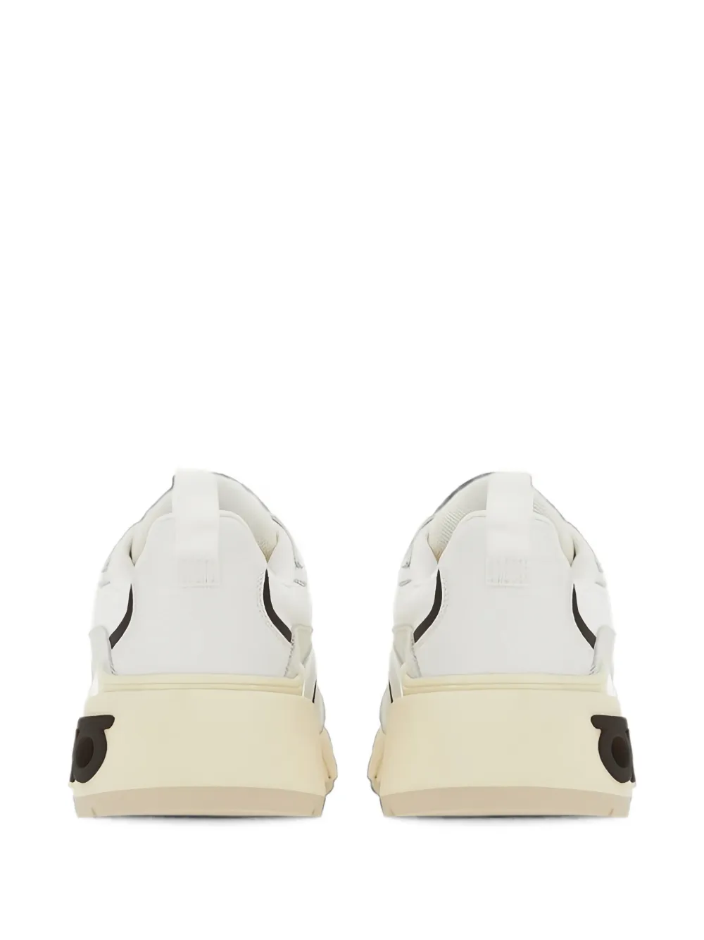 Ferragamo logo-detail sneakers Wit