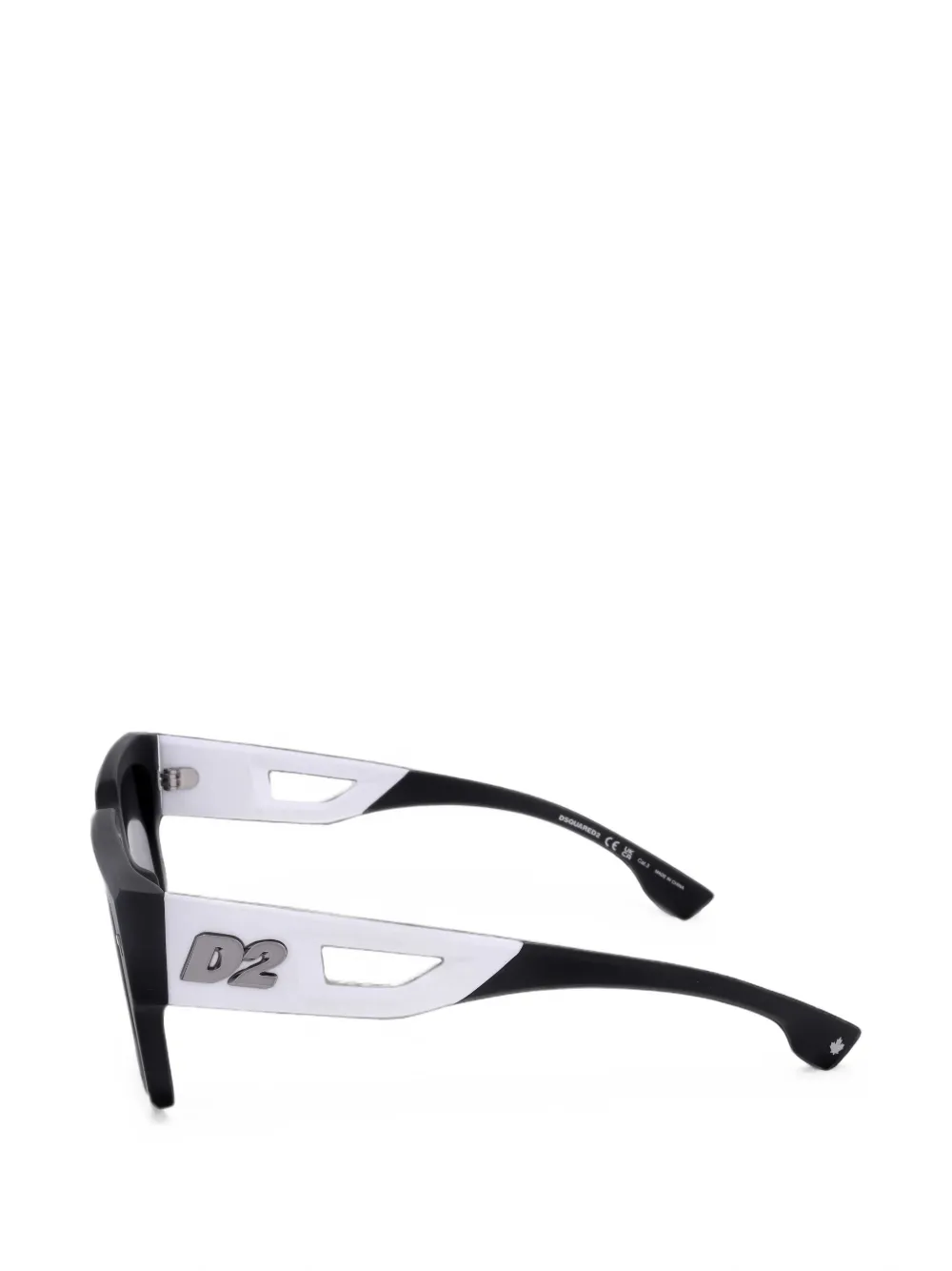 DSQUARED2 logo-plaque square-frame sunglasses Zwart