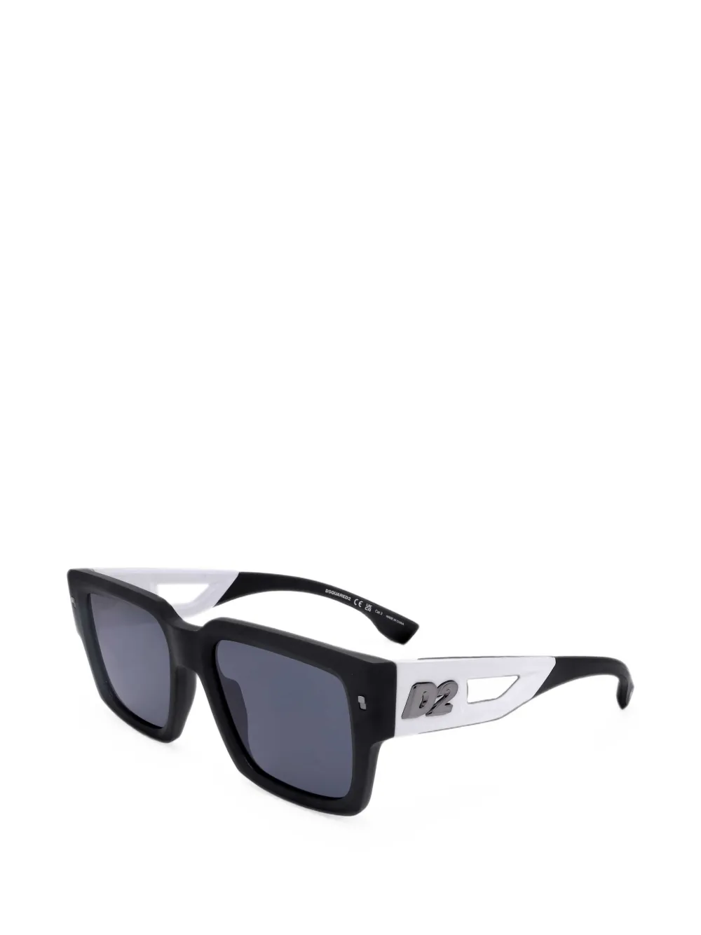 DSQUARED2 logo-plaque square-frame sunglasses - Nero